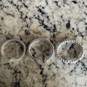 Silver bracelets